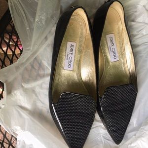 Jimmy Choo black patent leather-